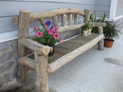 Скамейка садовая деревянная